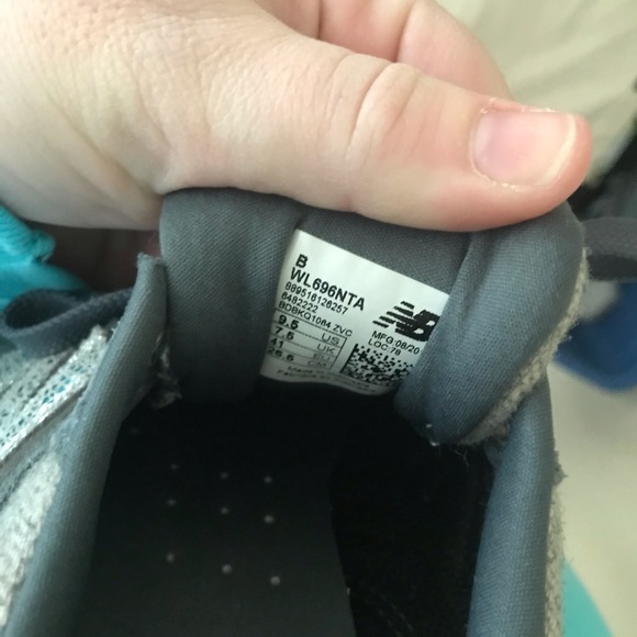 Like New-Silver & Gray New Balance Sneakers - Picture 7 of 7